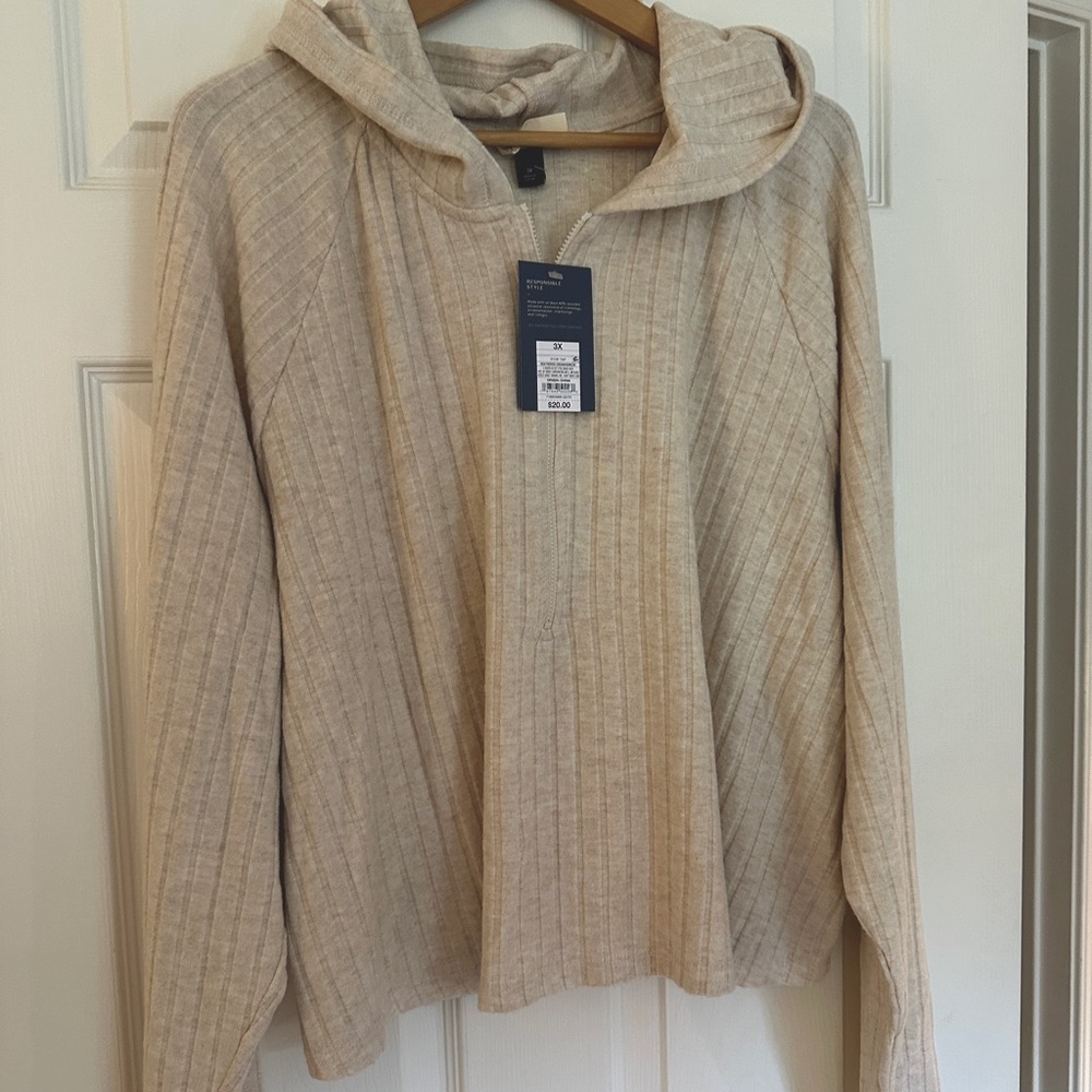 Universal thread 3/4 zip hoodie NWT 3x